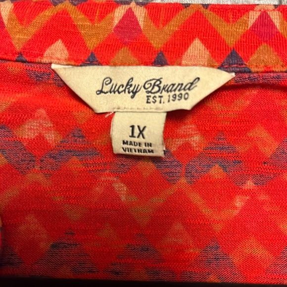 LUCKY BRAND Women’s Shirt - size 1X - Picture 4 of 4